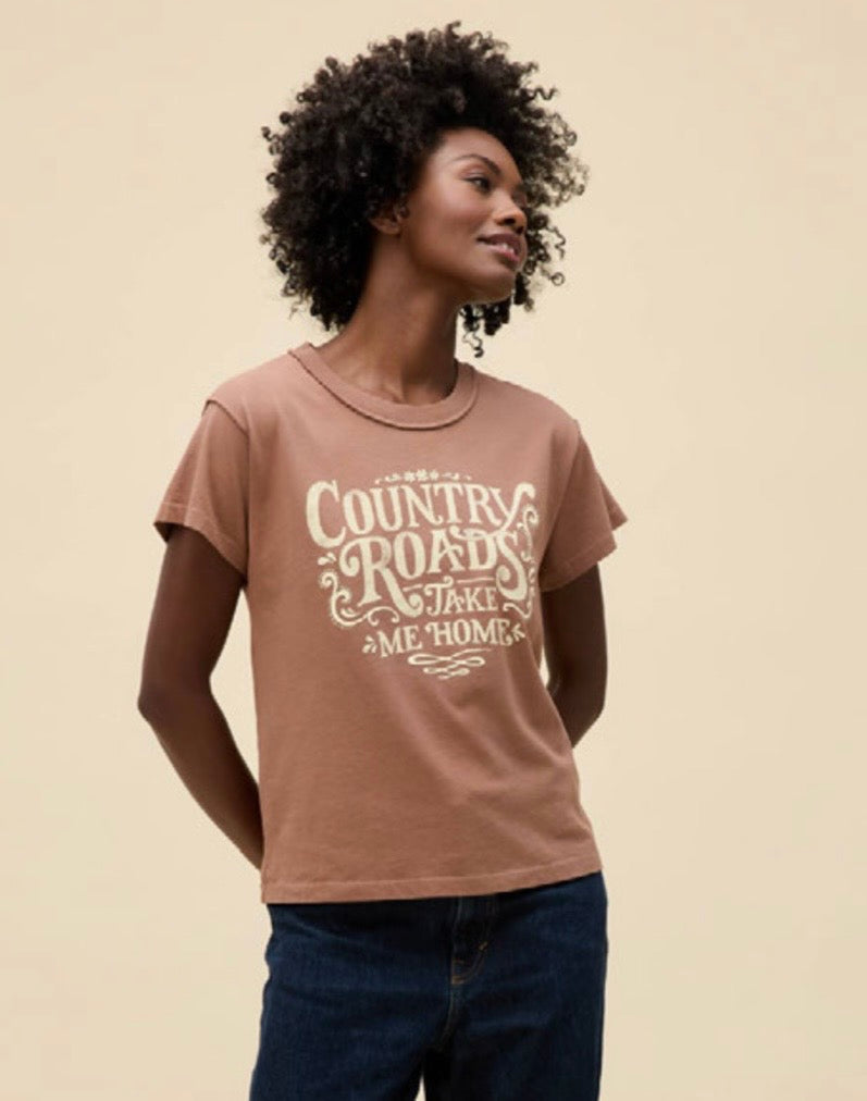 John Denver Country Road Girlfriend Tee