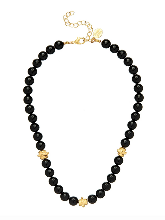 Bailey Necklace in Black Onyx