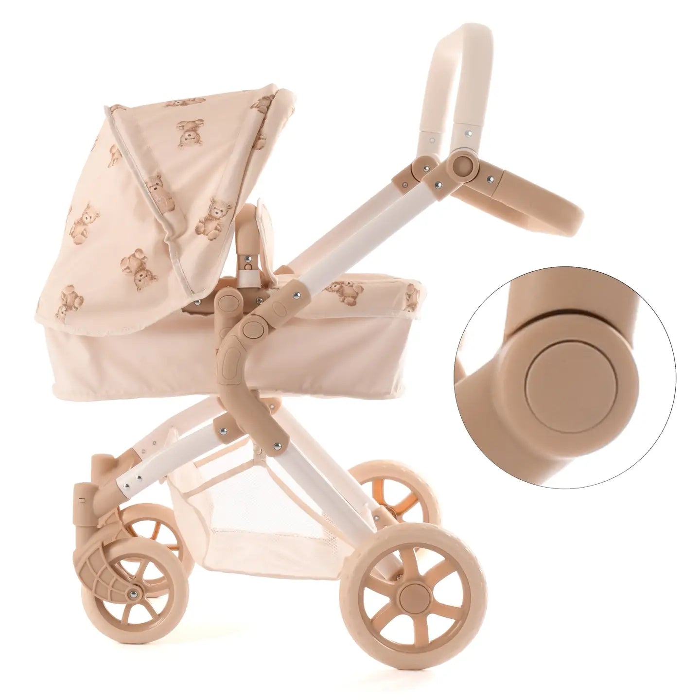 Roma Teddy Single Doll Pram Stroller
