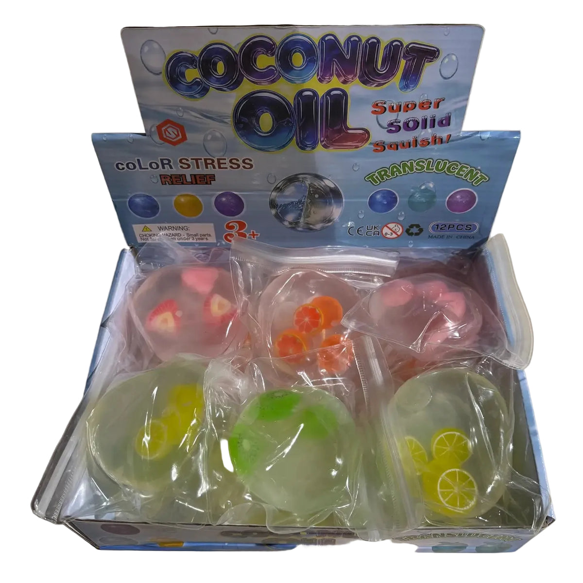 Coconut Oil Mixed Fruit Squishy Ball