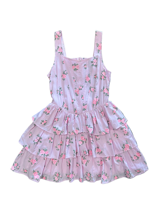 Pink Cabbage Rose Dress