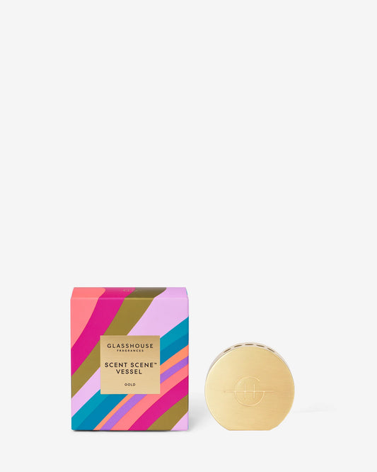 Scent Scene Metal Vessel- Gold