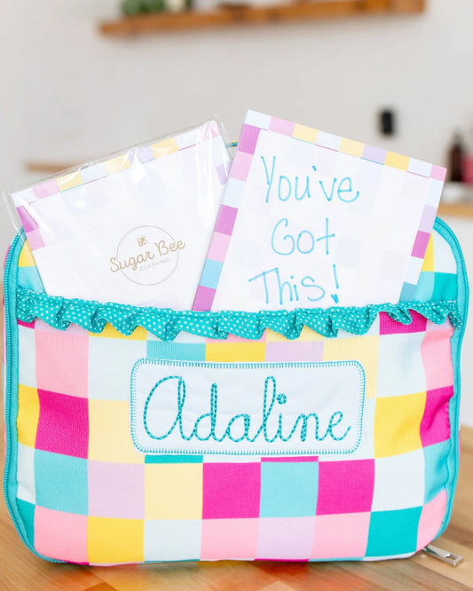 Checkered Lunch Box