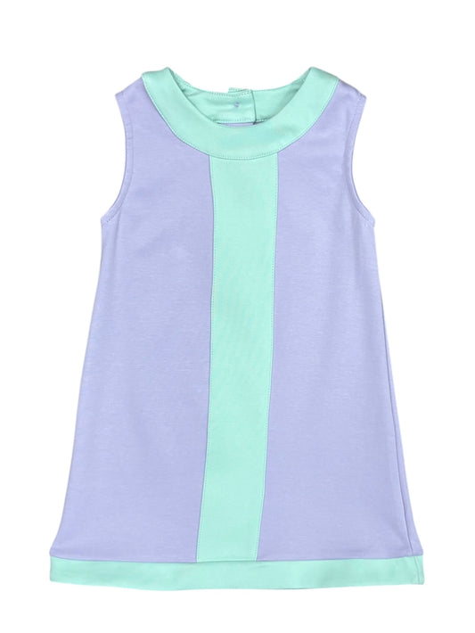 Collins Dress—Purple & Mint