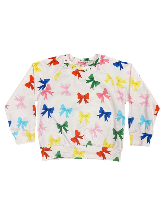 Colorful Bow Sweatshirt