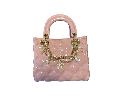 Pearl: Pink W/ Charms Purse