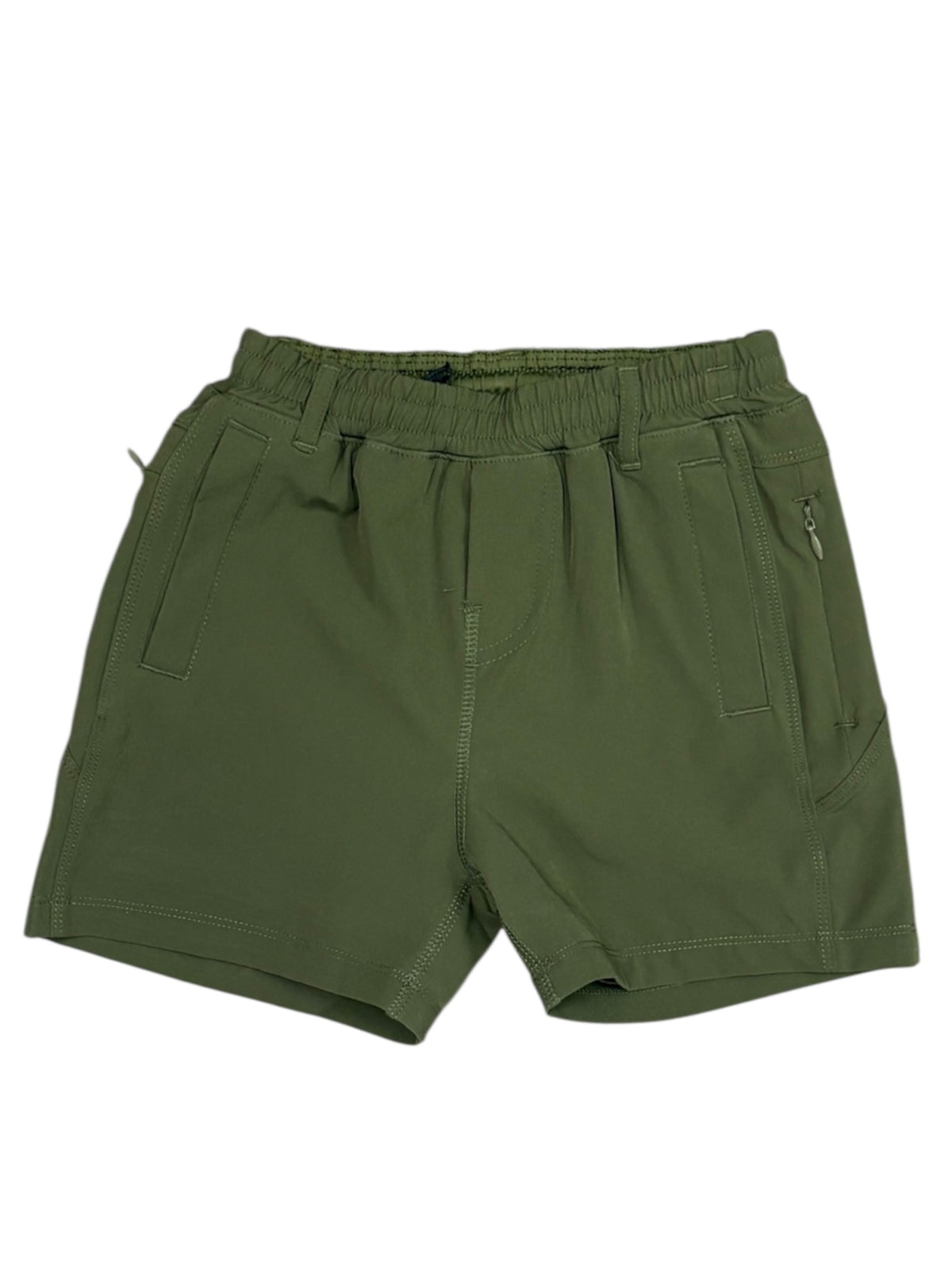 Olive FB Shorts