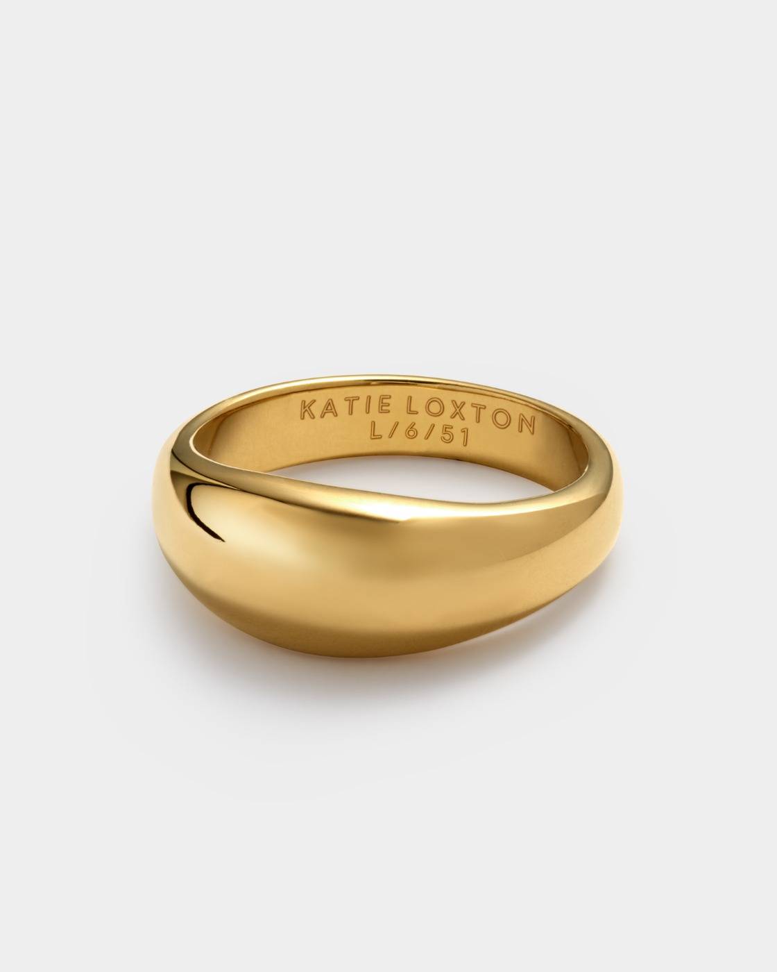 Aura Waterproof Gold Dome Ring