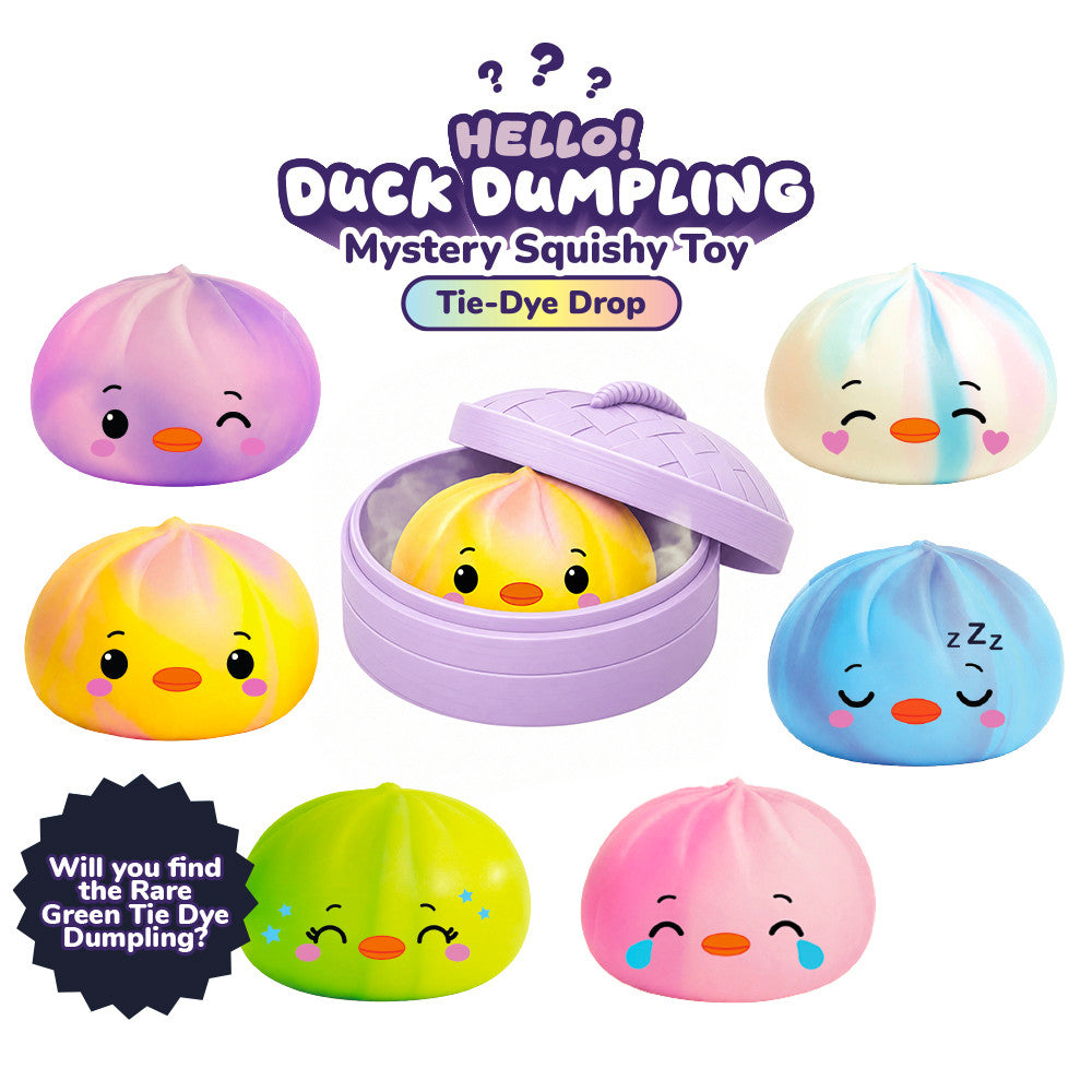 Hello Duck Dumpling - Tie-Dye Large(Large Purple Tin)