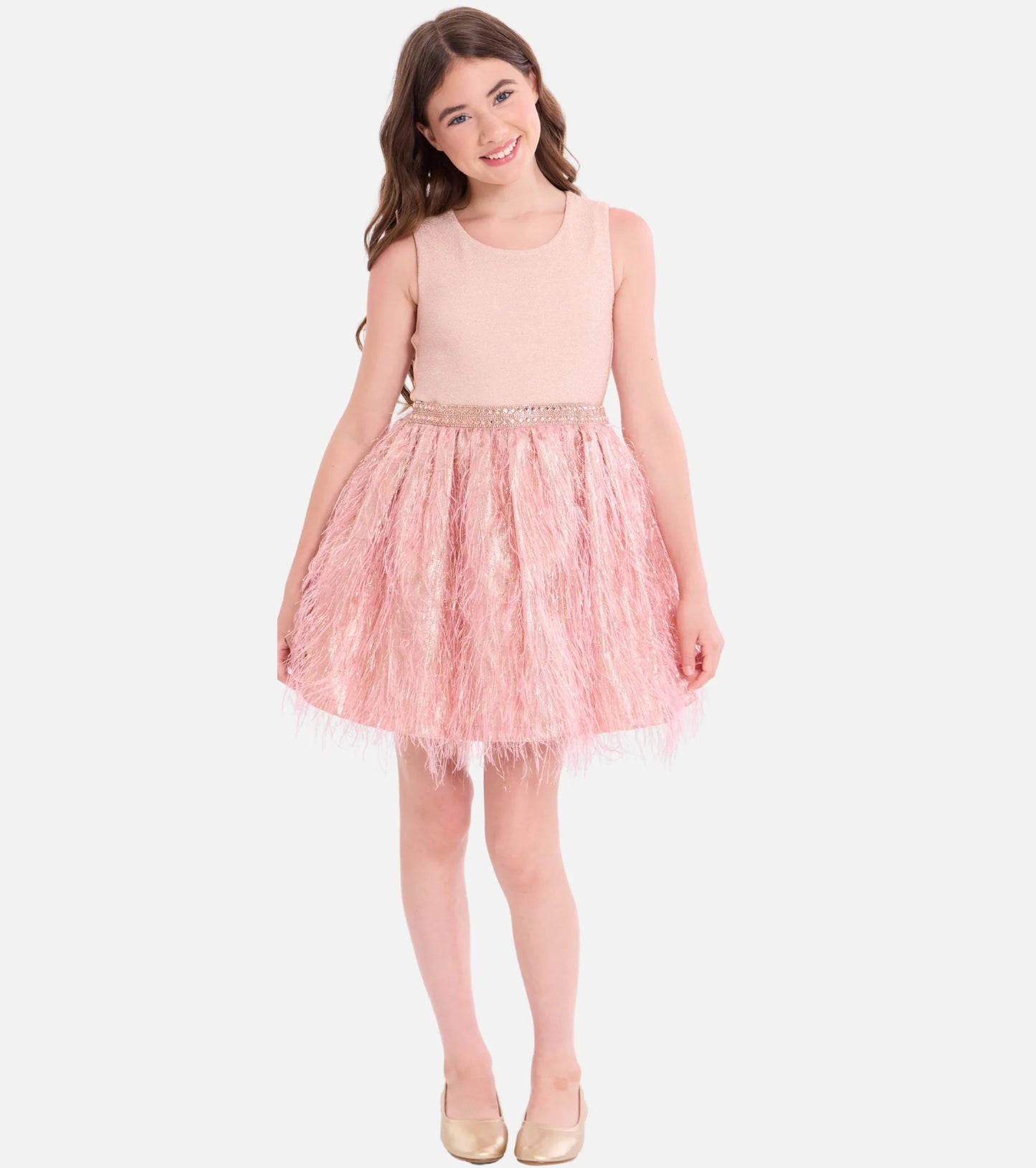 Valentina Feather Party Dress