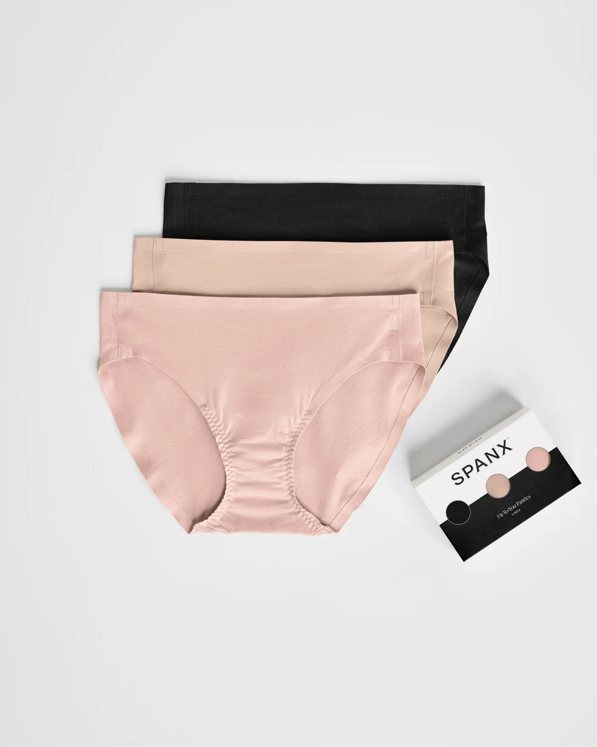 SPANXsmooth® Fit-To-You Bikini 3-Pack Box