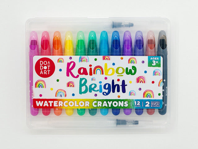 Rainbow Bright Watercolor Crayons