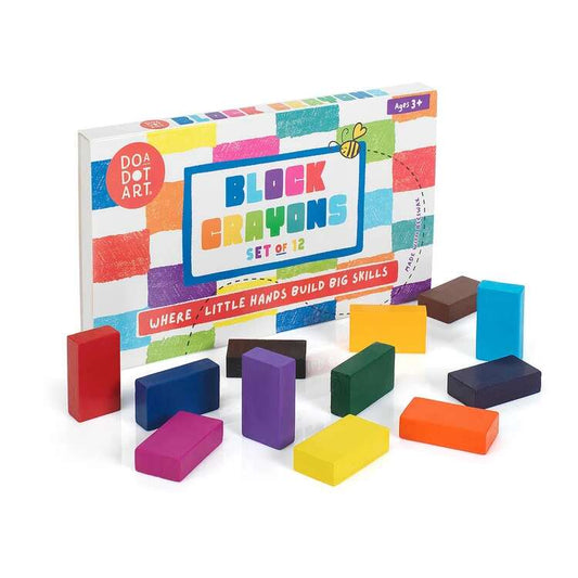 12pk Block Crayons