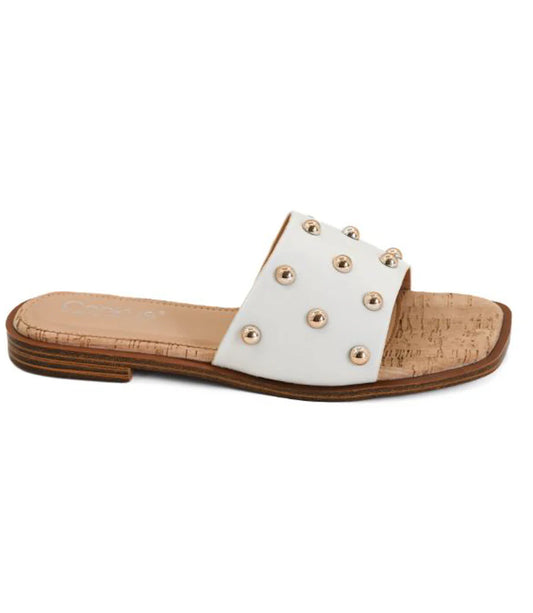Come Aboard Sandal - White