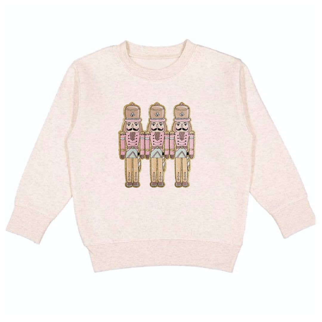 Pastel Nutcracker Patch Sweatshirt