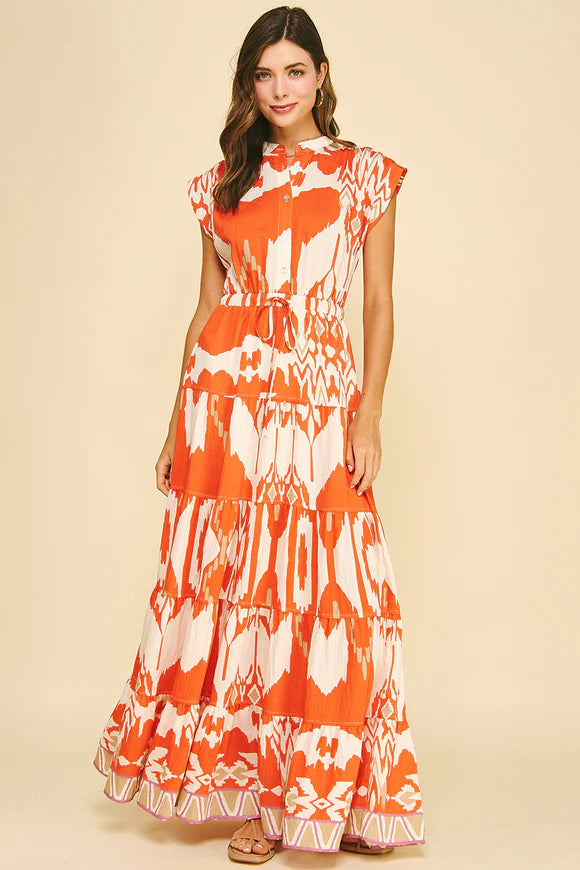 Orange Maxi Dress