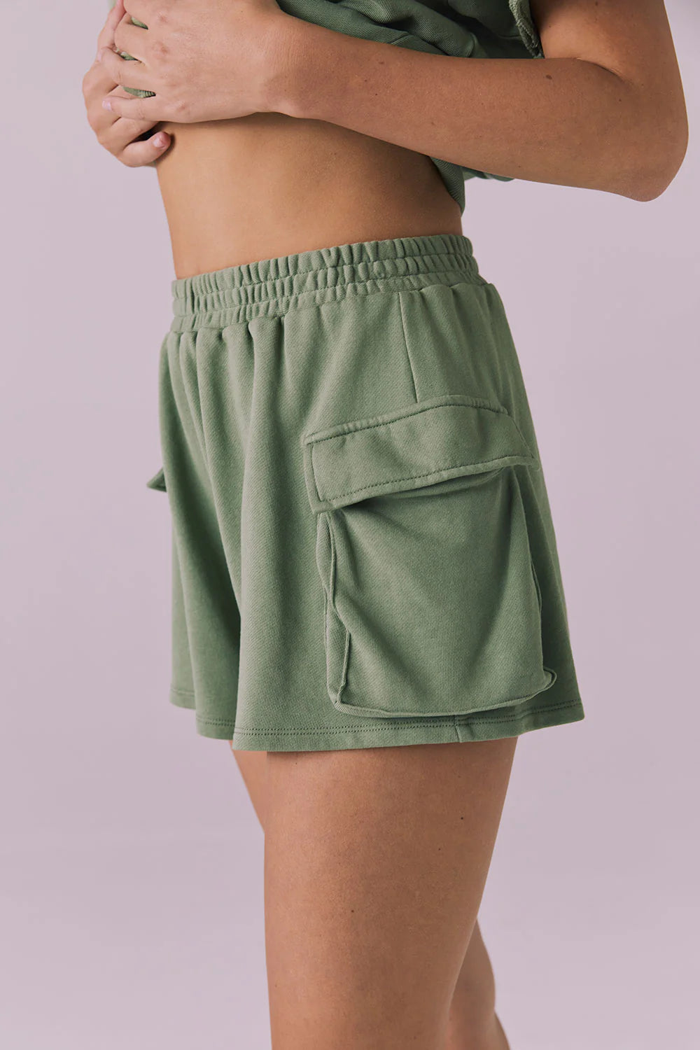 Rileyy Meadow Green Shorts