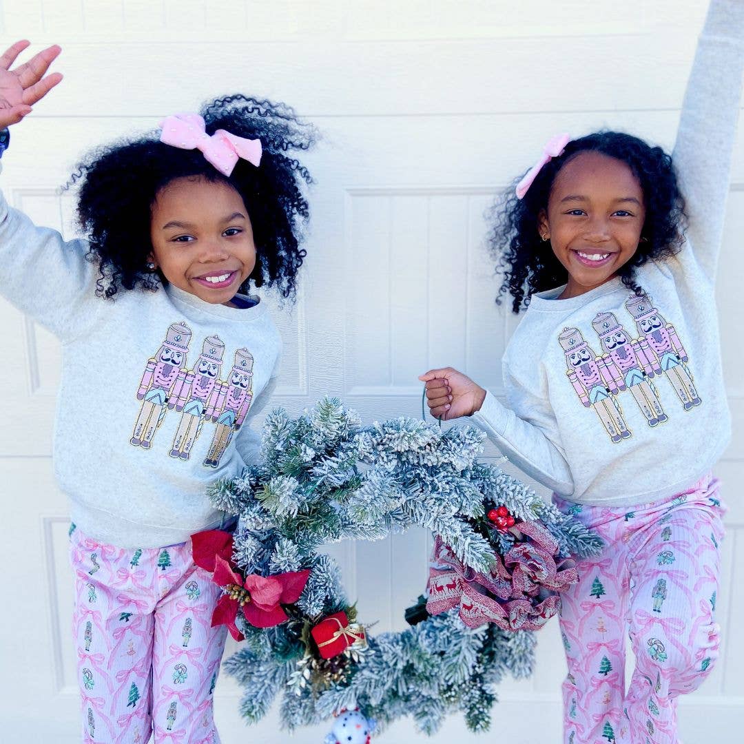 Pastel Nutcracker Patch Sweatshirt
