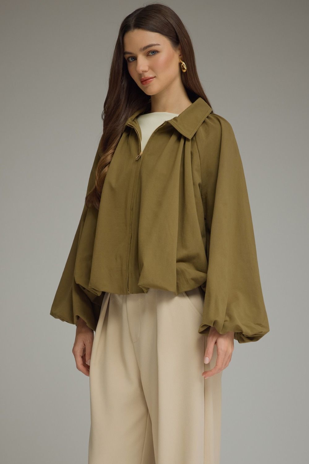Olive Mid Weight Jacket