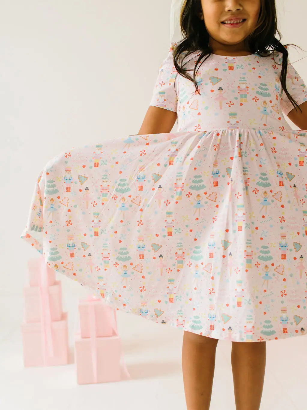 Puff Dress in Sugar Plum