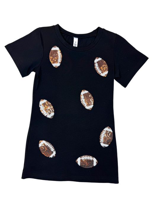 Black Game Day Football Dress