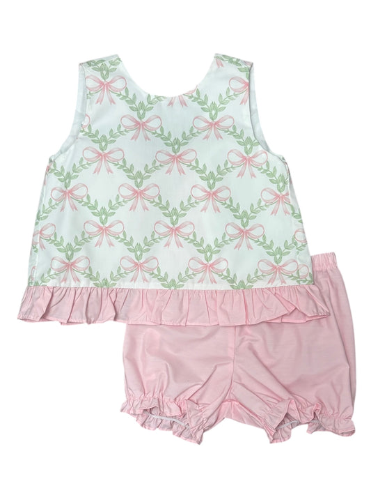 Bow Floral Swing Set