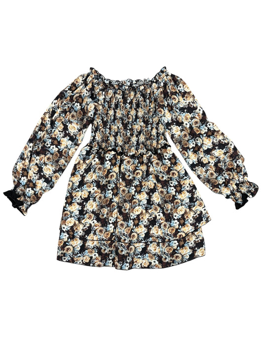 Black Multi Floral Dress