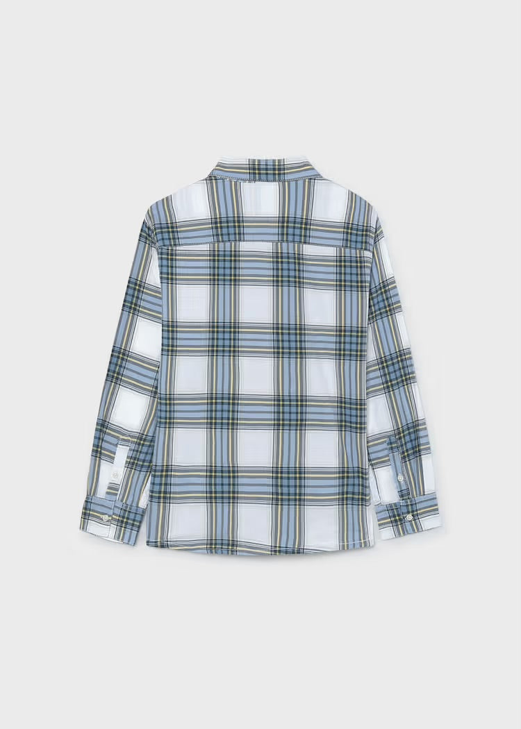 Plaid Shirt-Sky