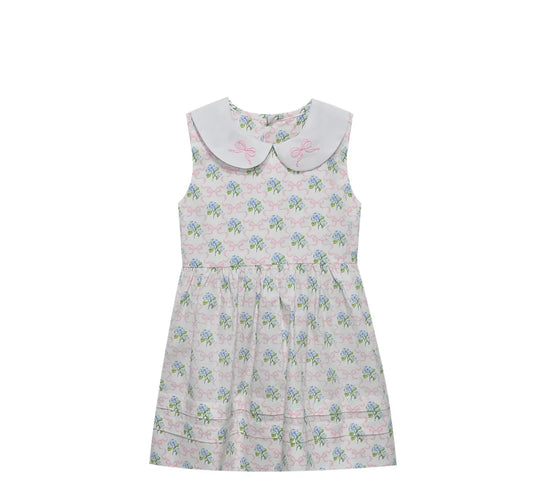 Blue Cate Dress, Porch Petals