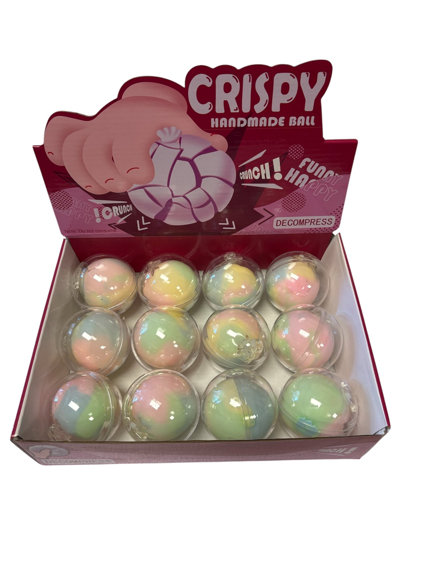 Crispy Wax Covered Handmade Ball Squishy