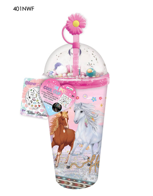 Pom Pom Cool Cup, Wild and Free