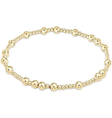 egirl Hope Unwritten 4mm Bead Bracelet - Gold