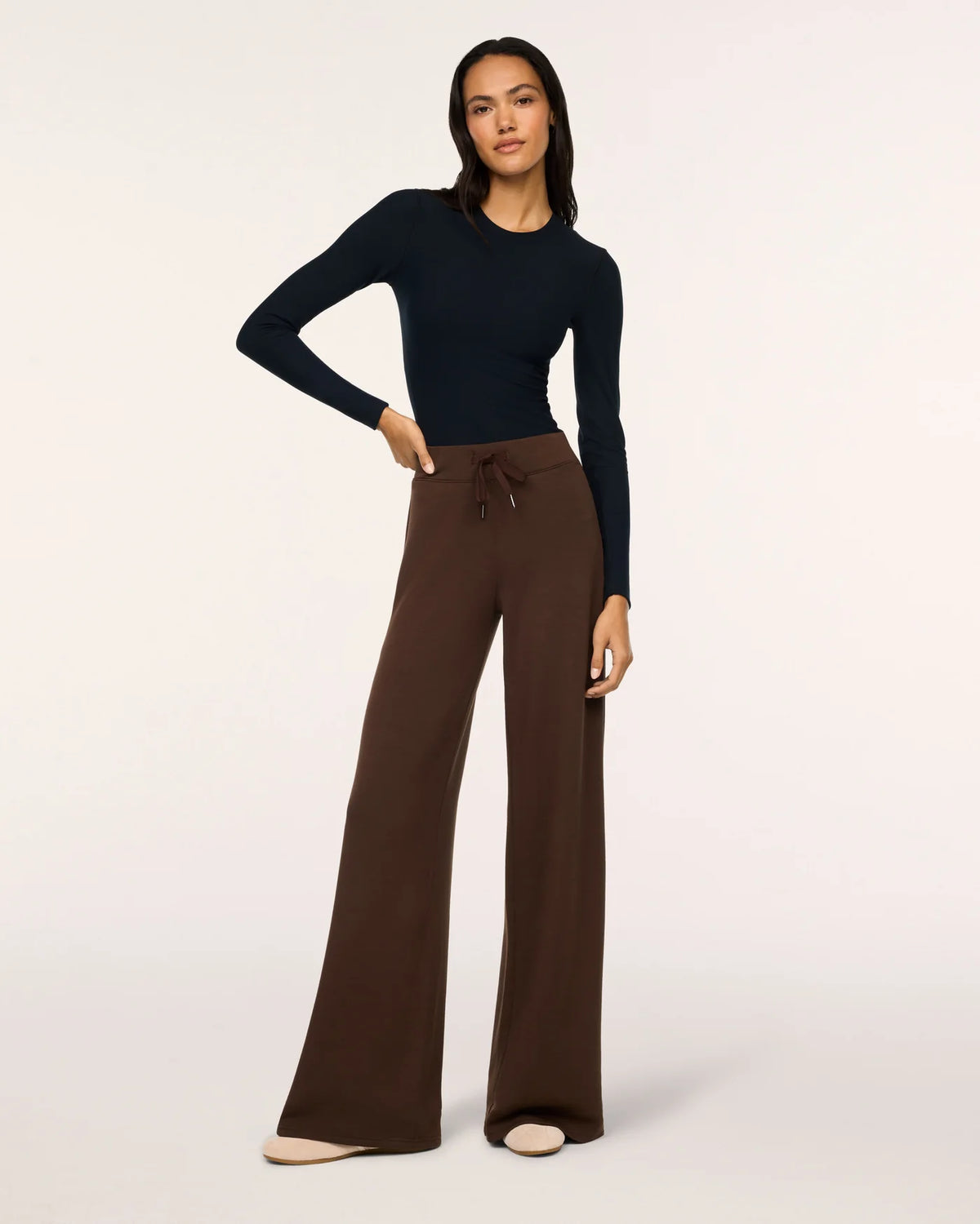 SPANX AirEssentials® Wide Leg Pant - Umber Root