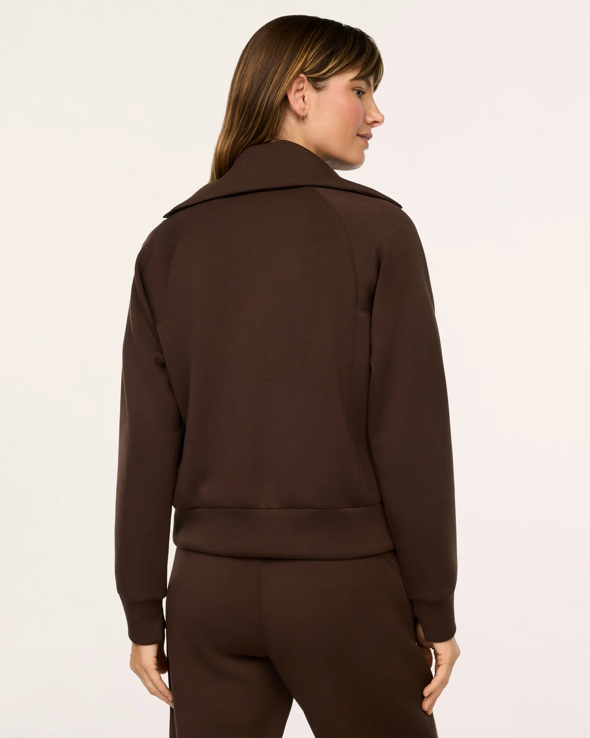 SPANX AirEssentials® Half Zip - Umber Root