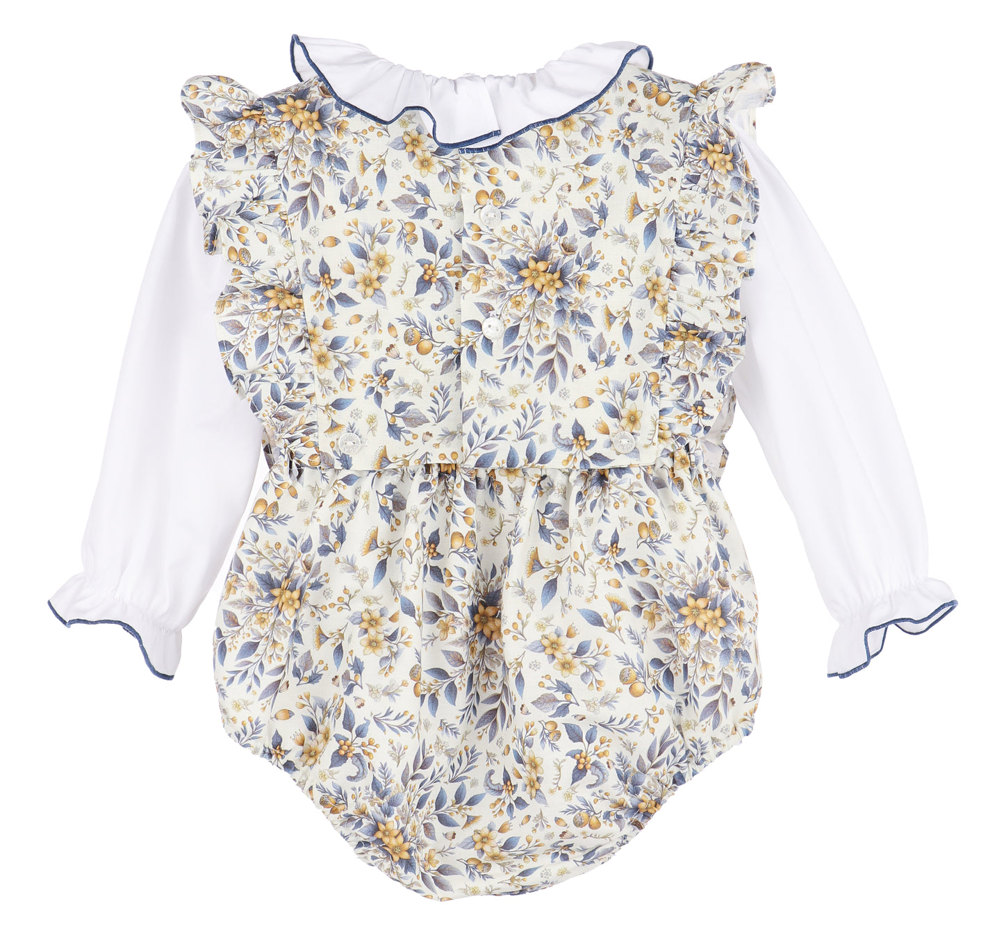 Marigold Floral Overall Bubble