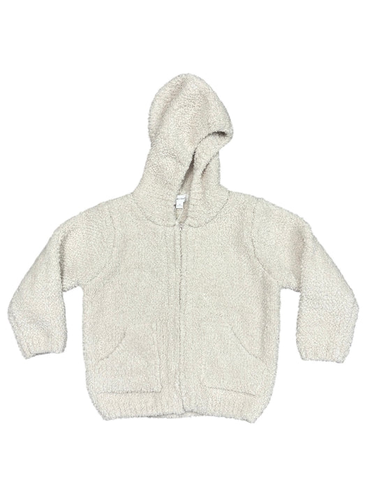 Natural Chenille Hooded Jacket