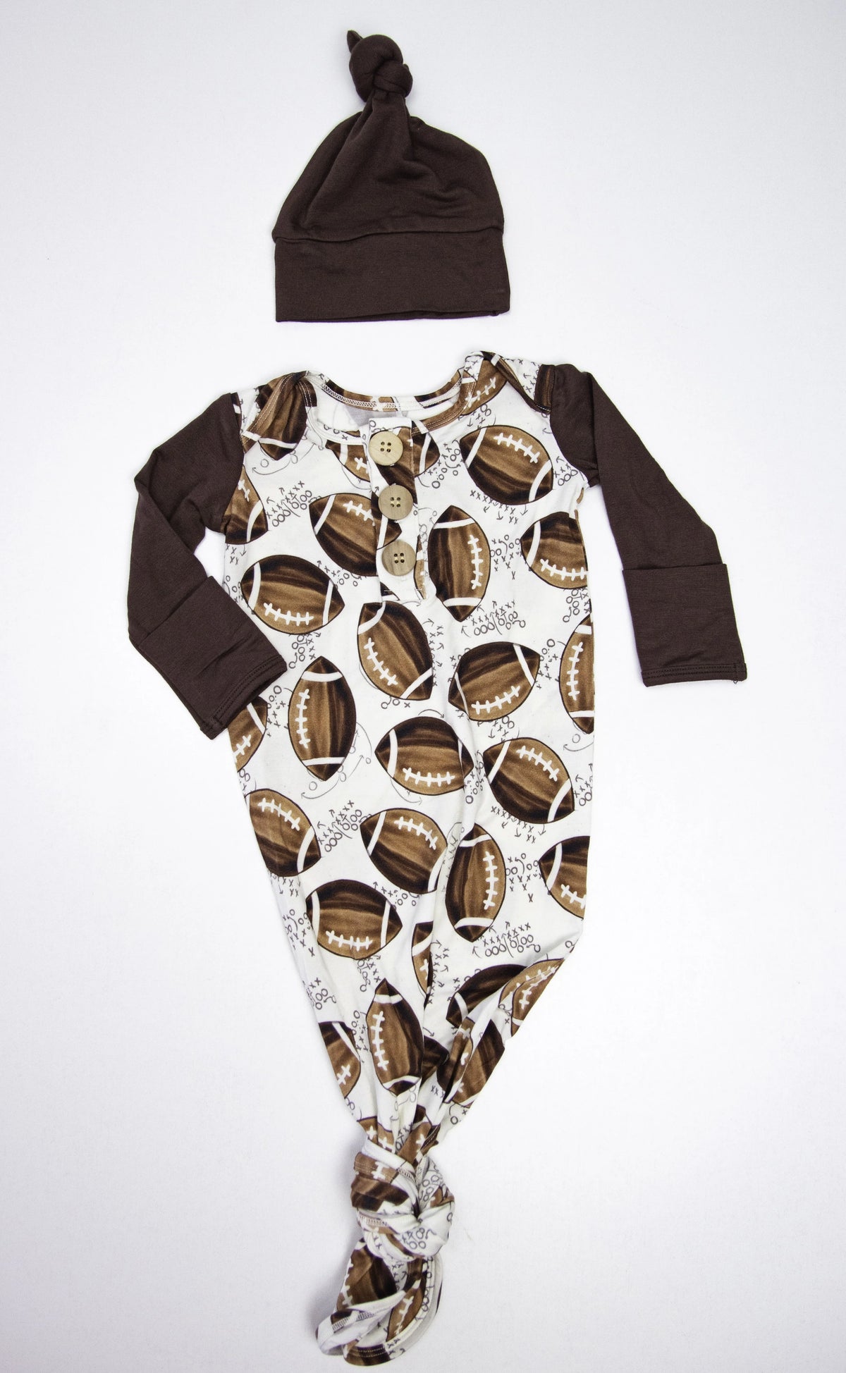 Tiny Tackle Knot Gown & Hat