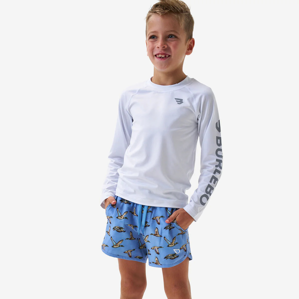 Swim Trunk - Jumbo Mallards - Blue