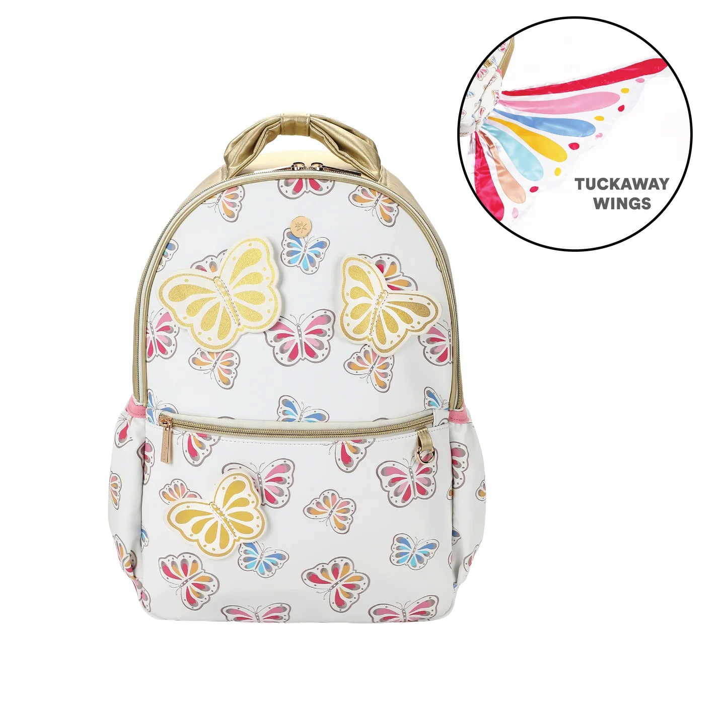 Take Flight Gold Butterfly Backpack