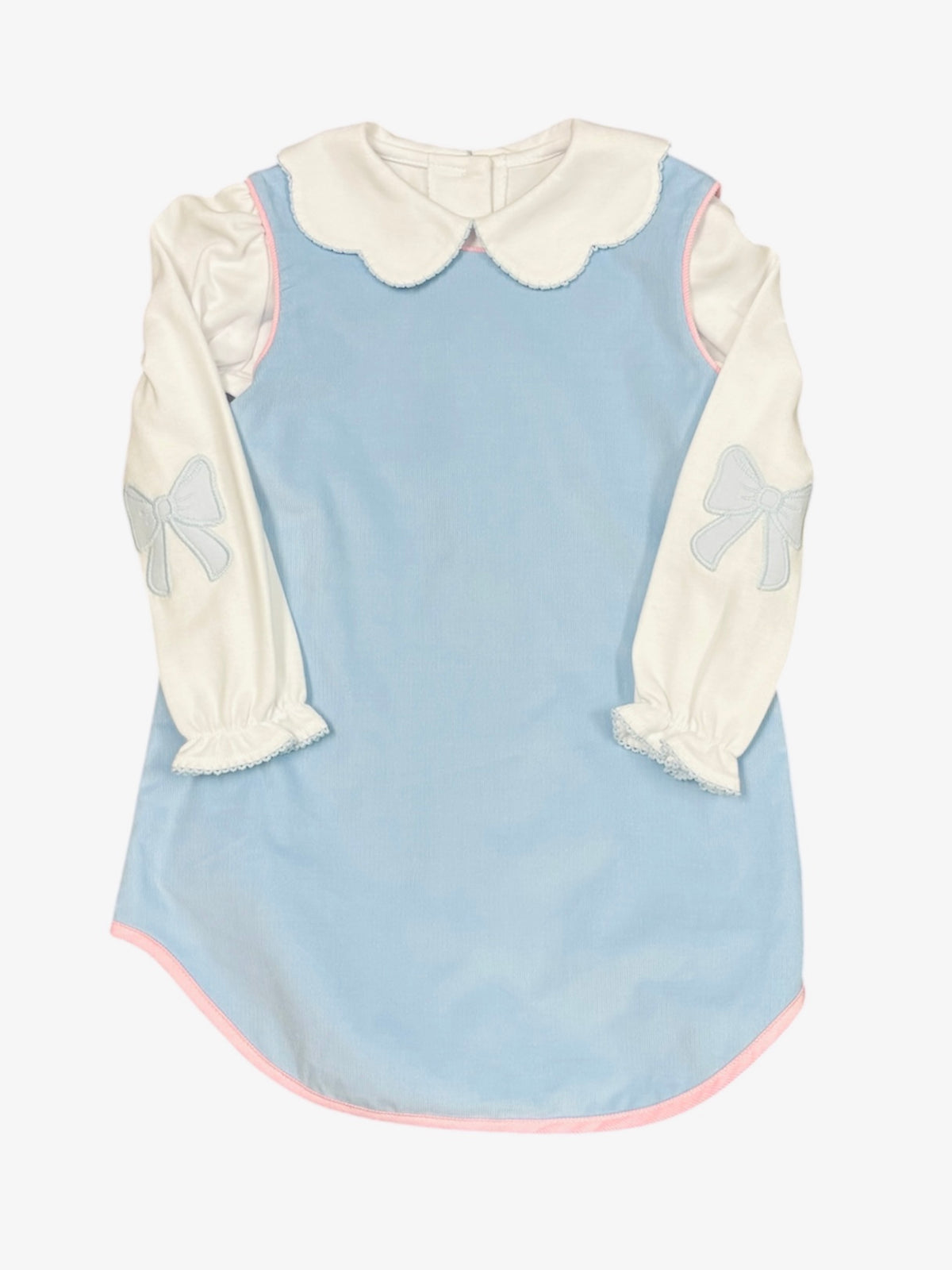 Blue Trim Tammy Blouse