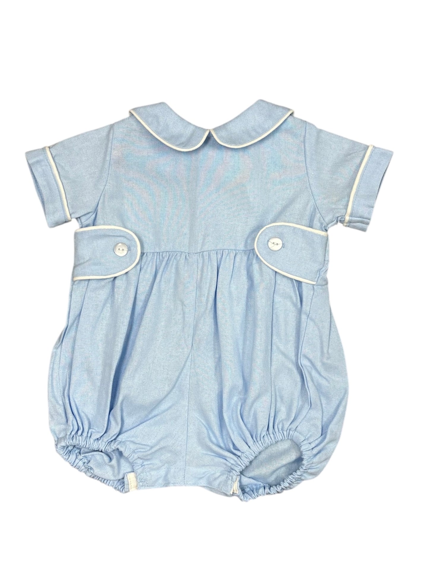 Blue Linen Bubble