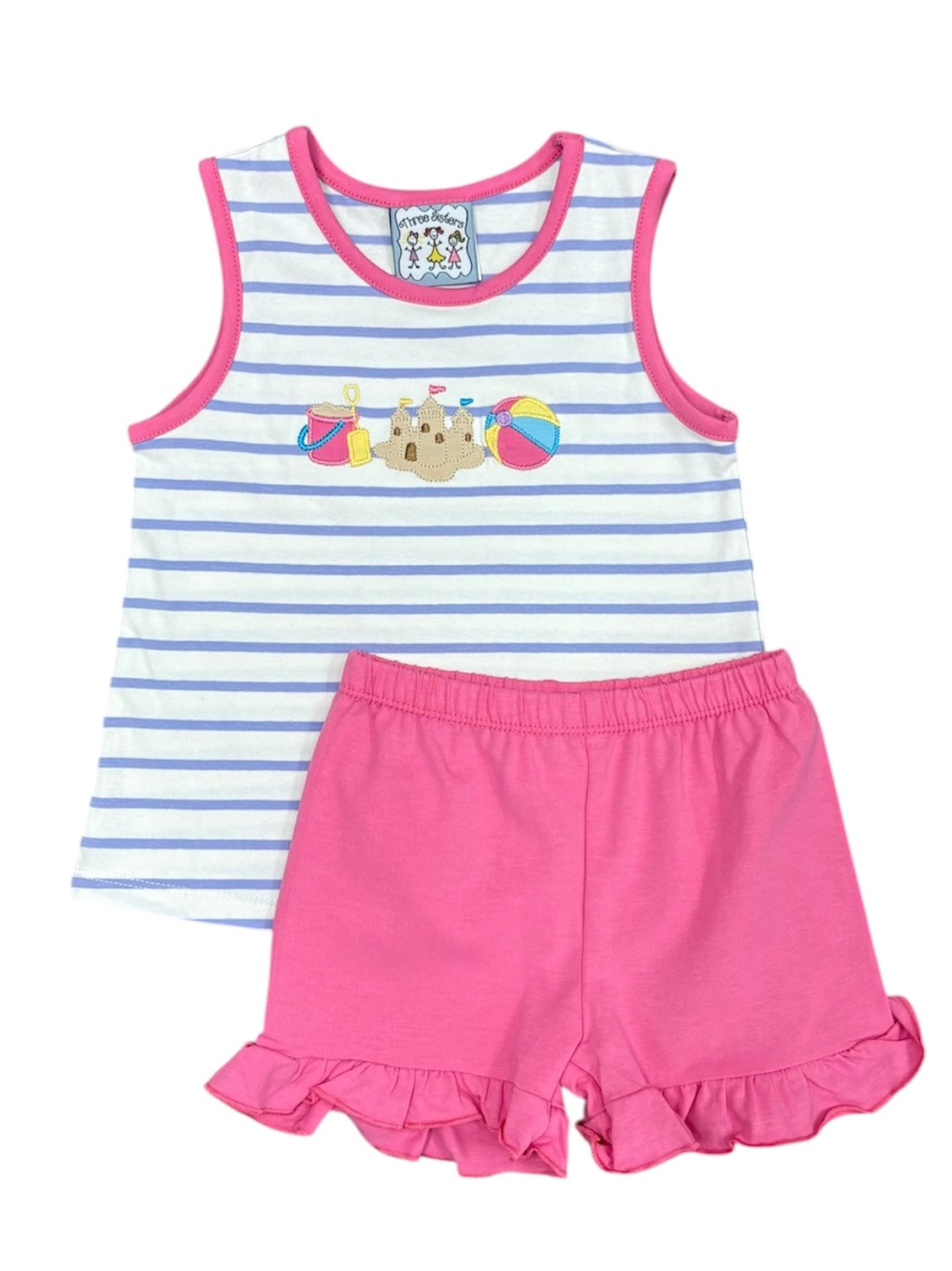 Beach Fun Girls Short Set
