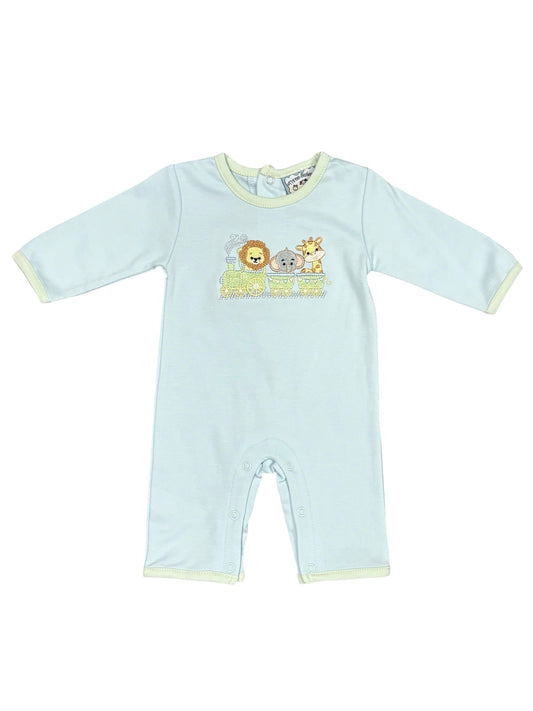 Zoo Train Boys Romper