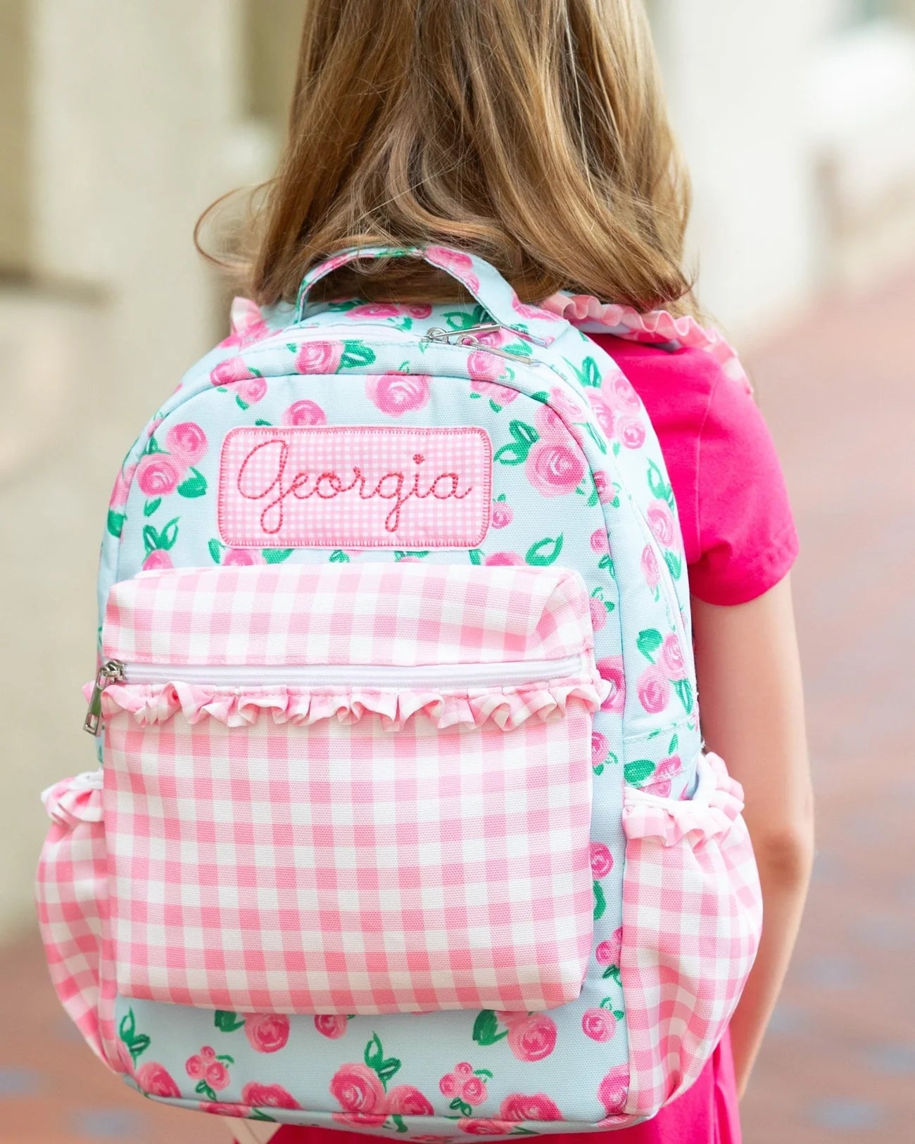 Watercolor Roses Backpack