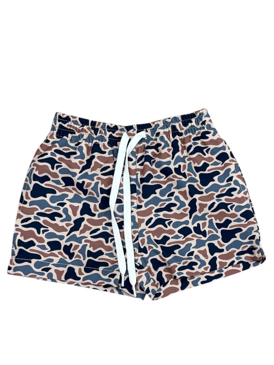 River Camo Swim Trunks