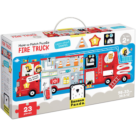Make-a-Match Puzzle - Fire Truck