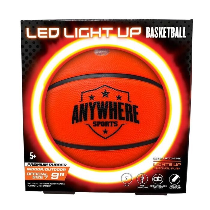 Orange Light-Up Basketball