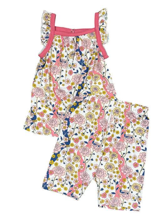 Willow Flutter Sleeve Short Set