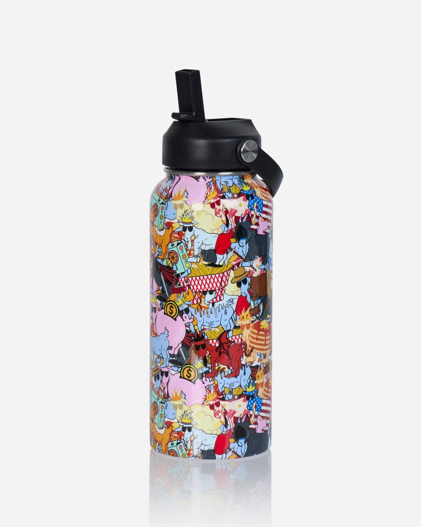 Sticker Mashup Water Bottle