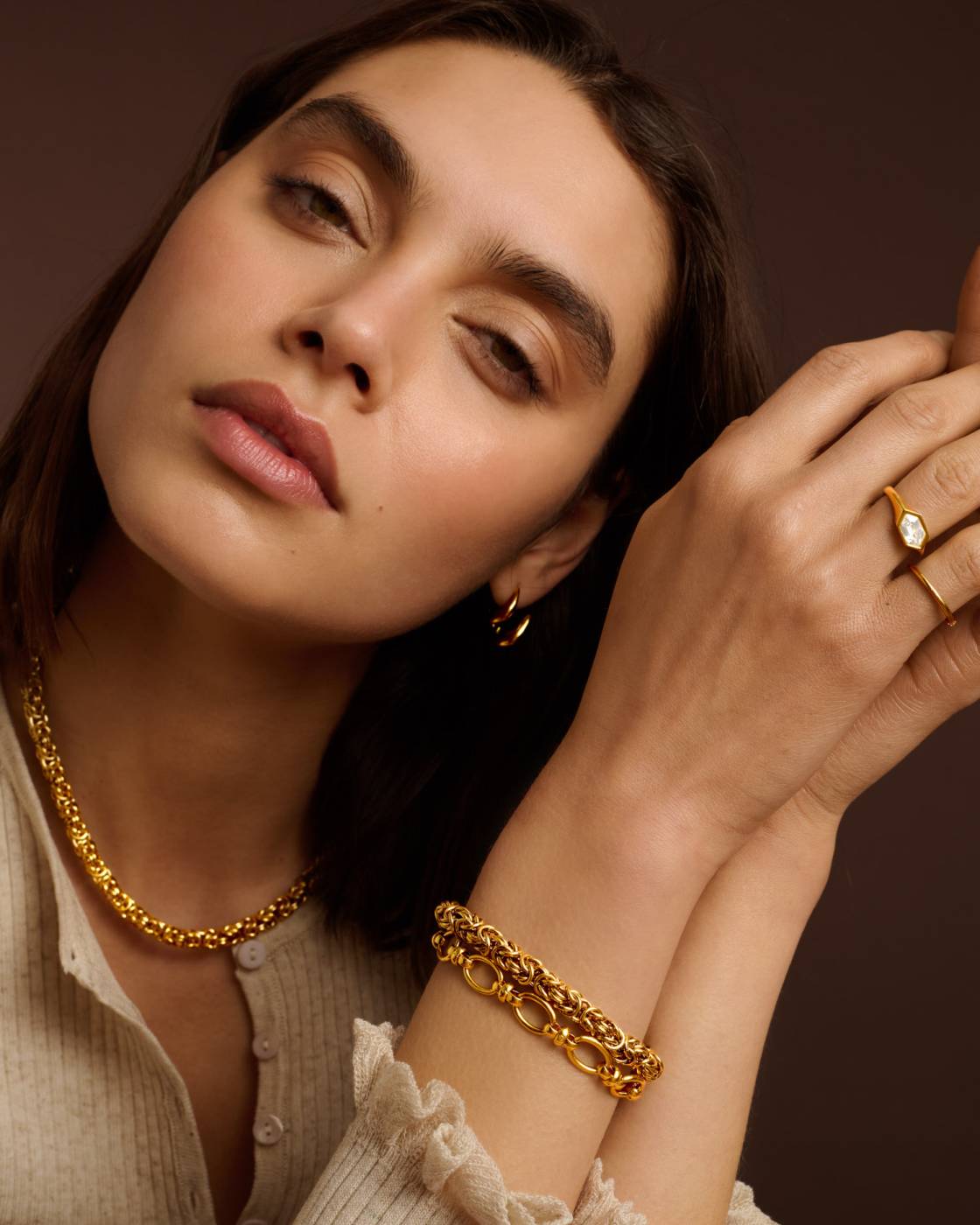 Heritage Waterproof Gold Bracelet
